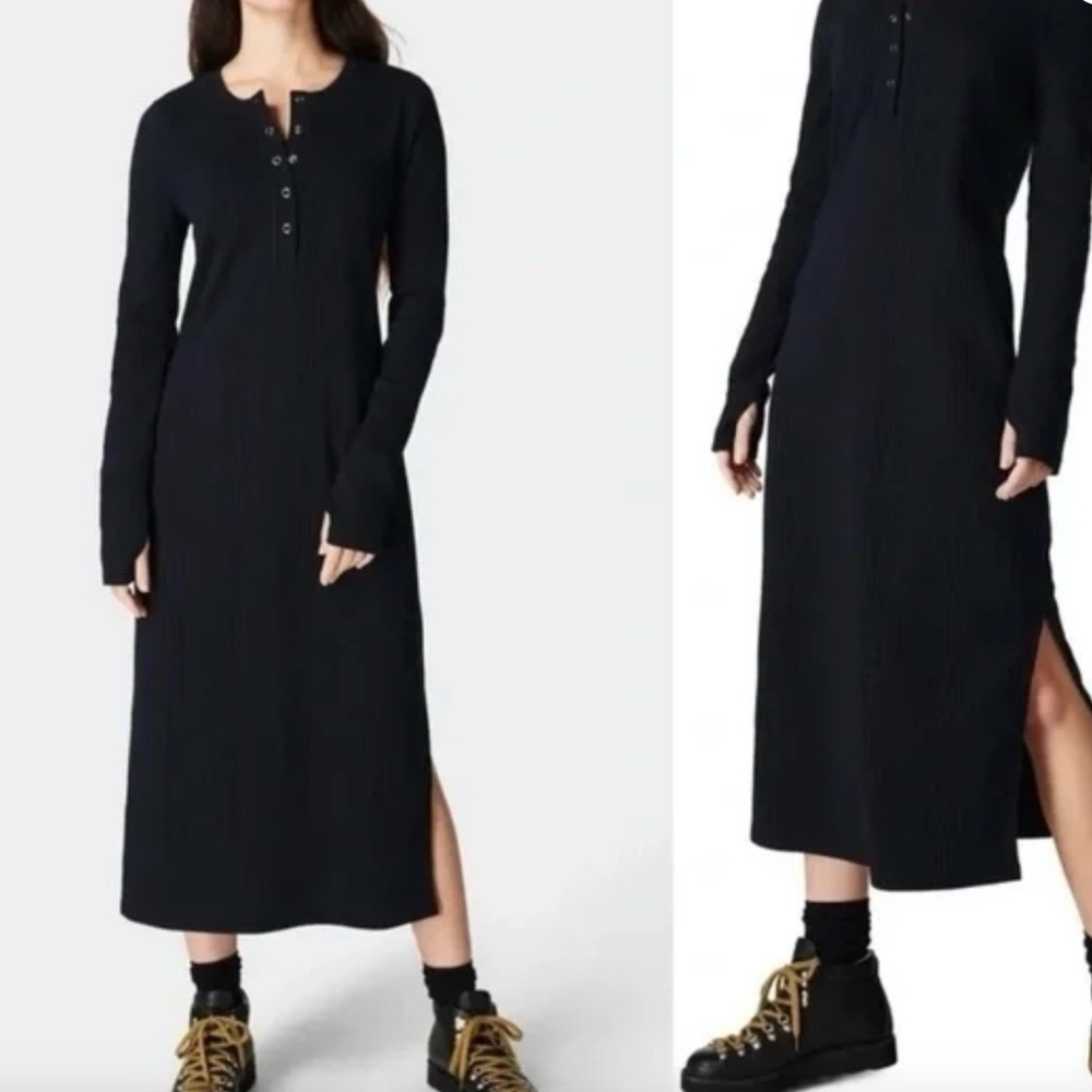 Sweaty Betty Knit Midi Yoga Dress